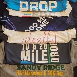 Lot Of 6 Running Fitness Race Shirts